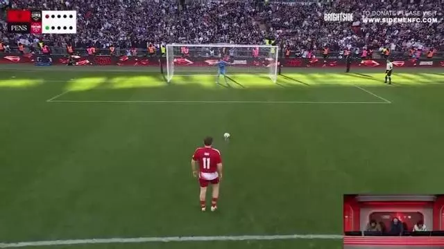 Ibai consiguió anotar de penalti en el Sidemen Charity Match 2026