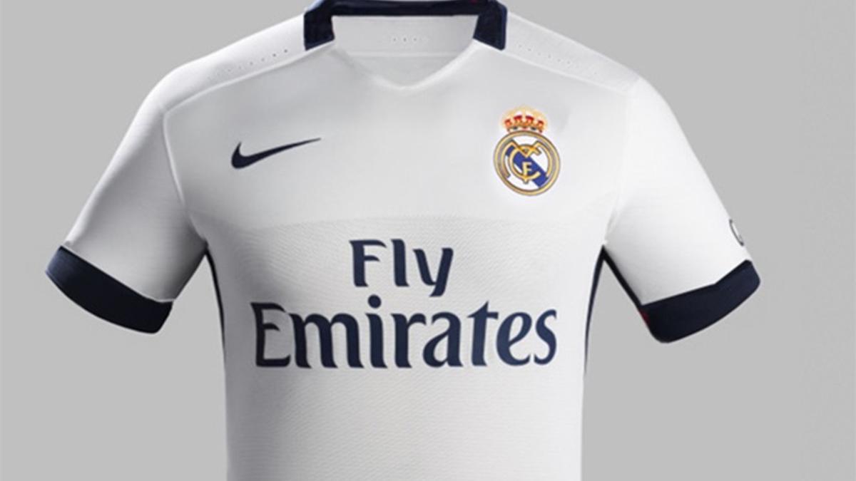 Así sería una hipotética camiseta del Real Madrid hecha por Nike