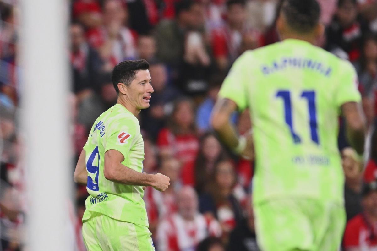 Lewandowski celebra su gol