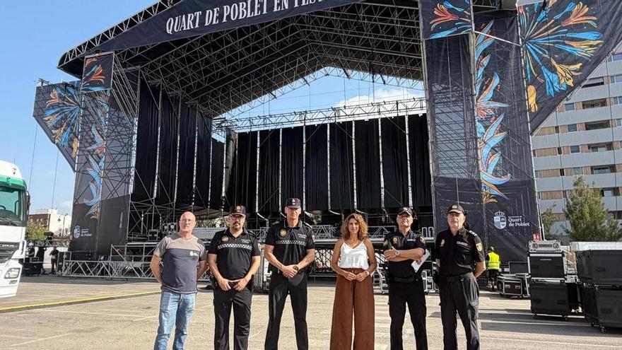 Quart de Poblet refuerza la presencia policial durante las Fiestas 2026 para garantizar la seguridad