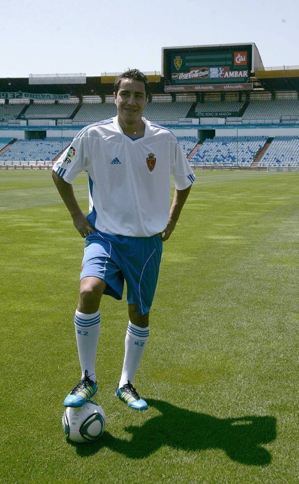 Presentación de Efraín Juárez como jugador del Real Zaragoza