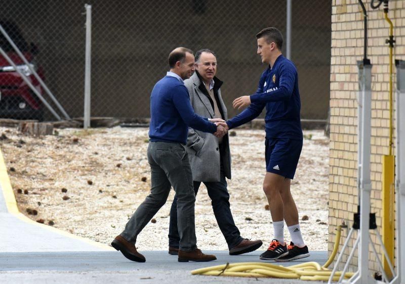 El Zaragoza se entrena