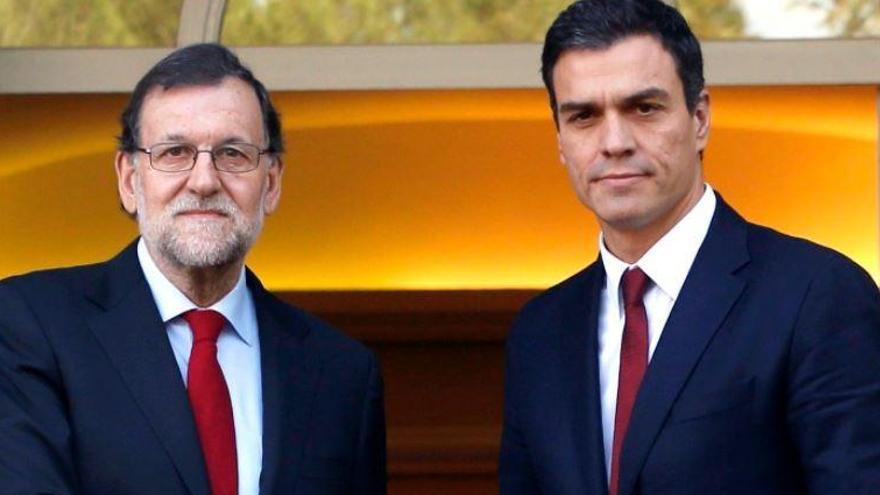 Rajoy i Sánchez en una imatge d&#039;arxiu