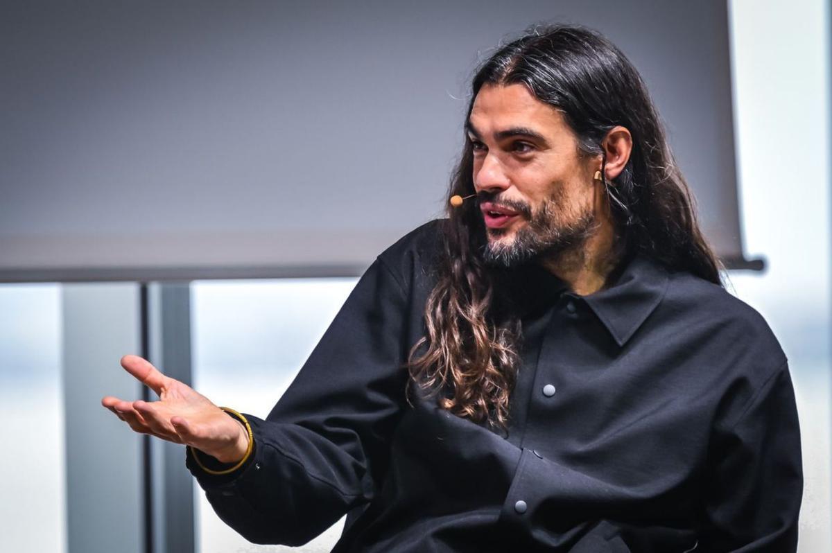 Oliver Laxe, durante una entrevista. | Nacho Cubero/Europa Press