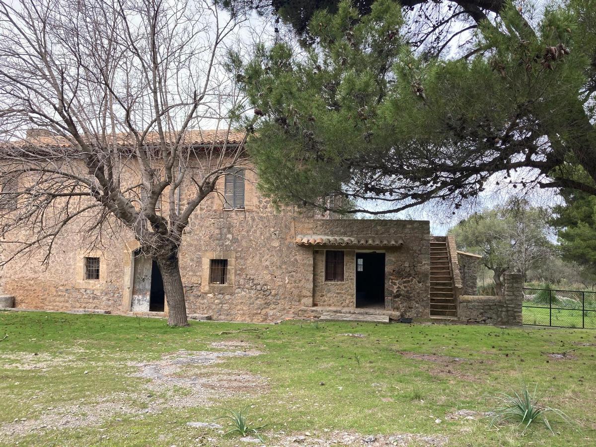 Vista de la finca de Son Bosch.