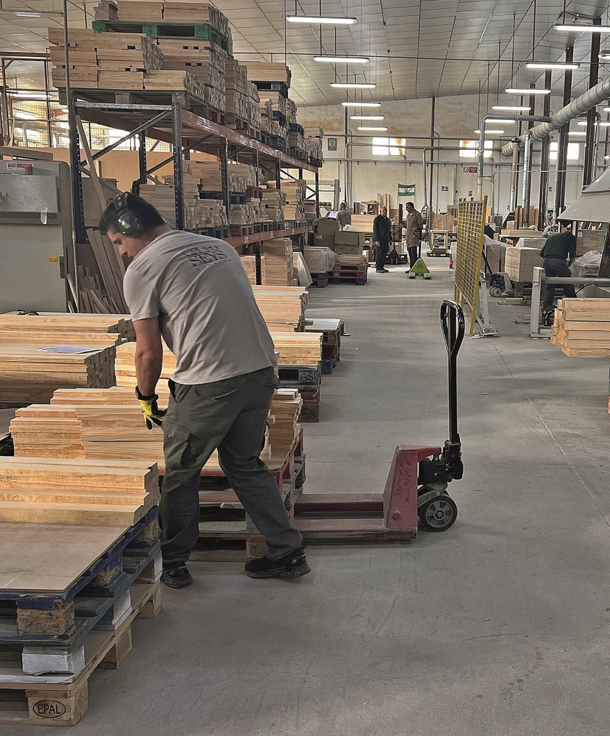 Sector de la madera. La crisis ecnómica de 2008 provocó un gran impacto en la industrial