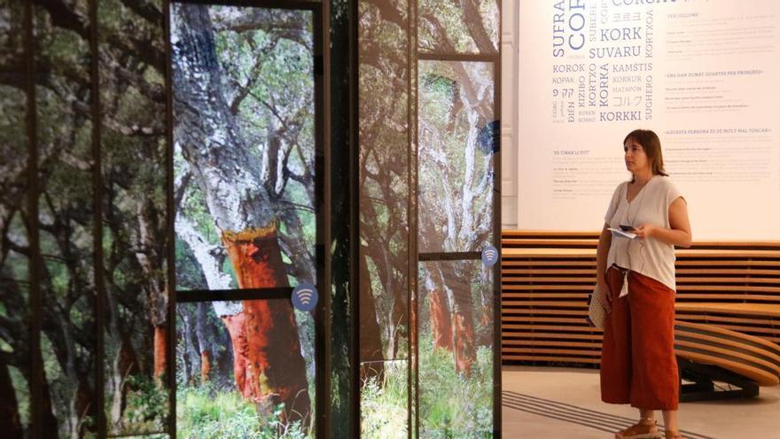 Les imatges de l'audioguia sensorial al Museu del Suro