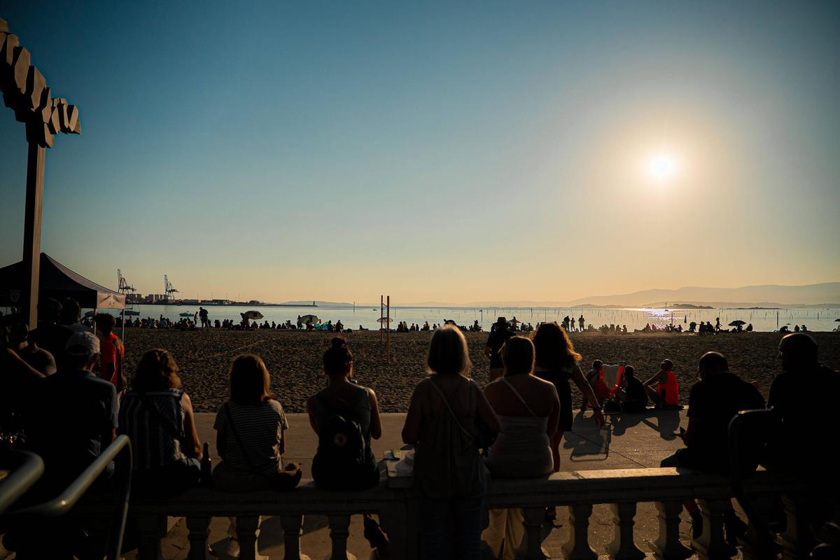 El eclipse desde Arousa, en imágenes El eclipse desde Arousa, en imágenes