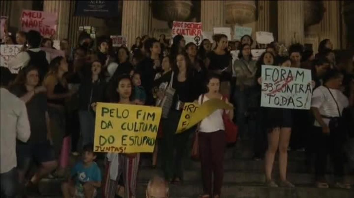 La violación de una menor por parte de 33 hombres indigna a Brasil