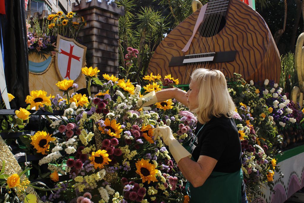 Estas son las carrozas que podrás ver esta tarde en el desfile de la Batalla de las Flores