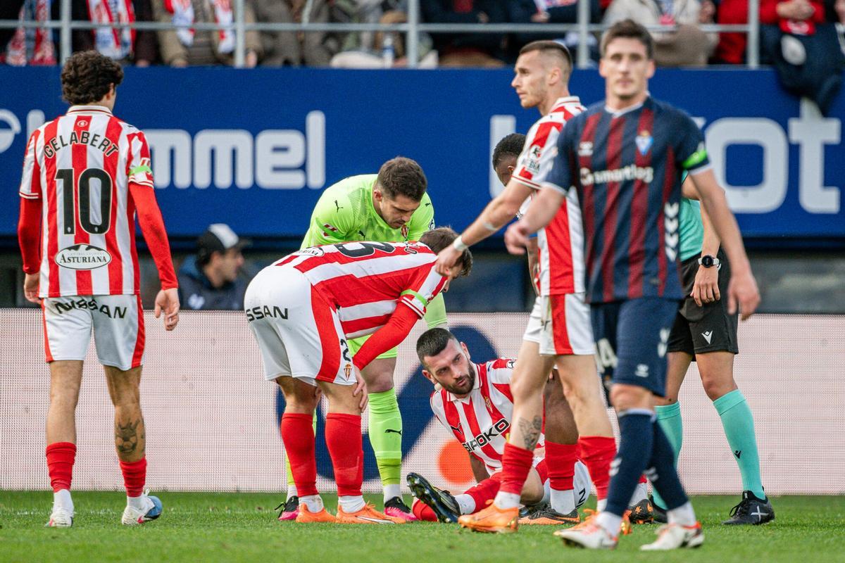 Eibar - Sporting, en imágenes