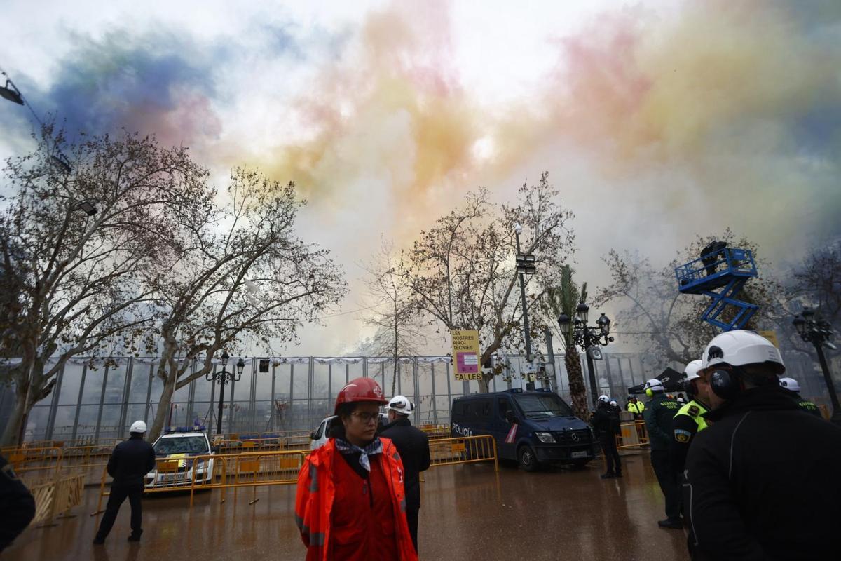 La mascletà del 17 de marzo, en imágenes