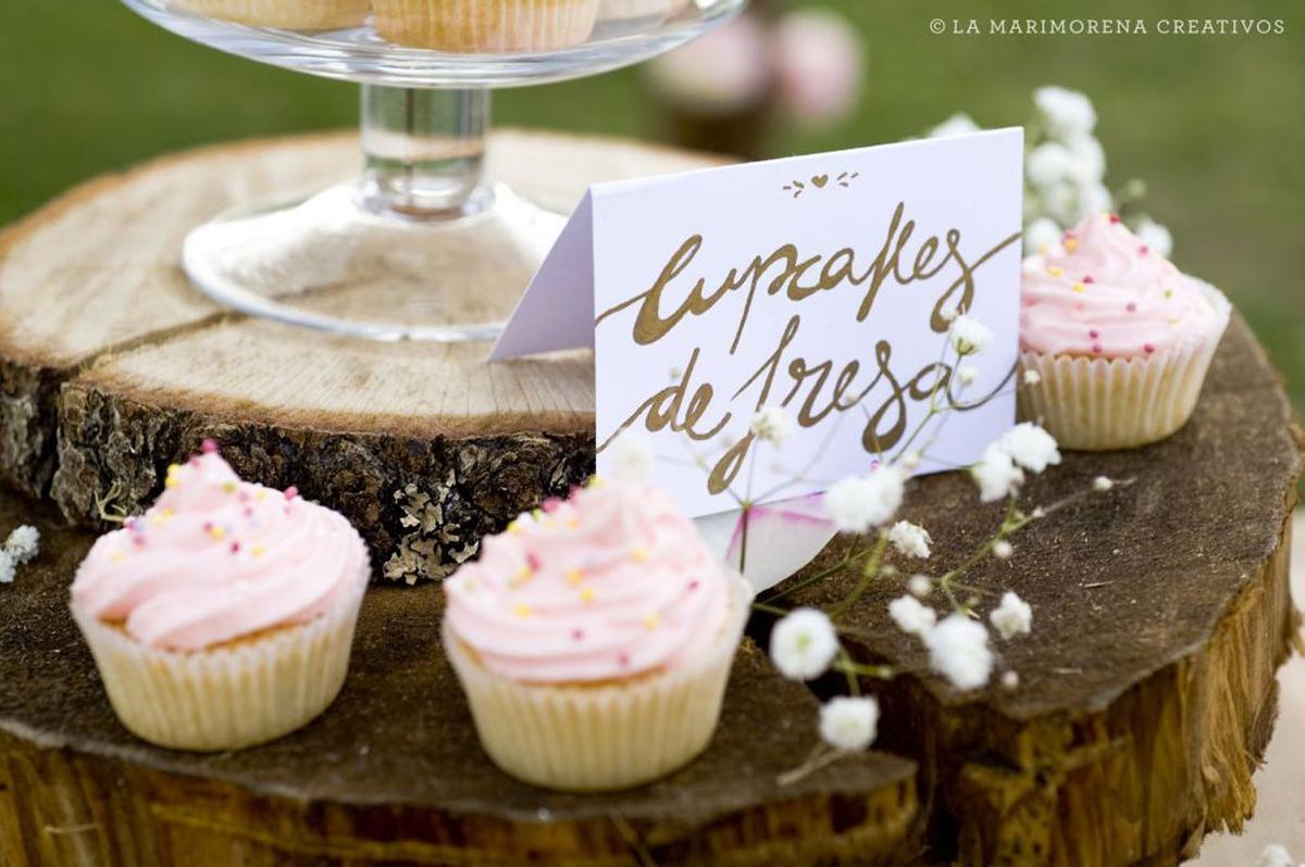 Invitaciones de boda: cupcakes