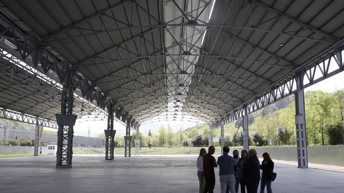 Así es el nuevo recinto ferial de Talleres del Conde en La Felguera