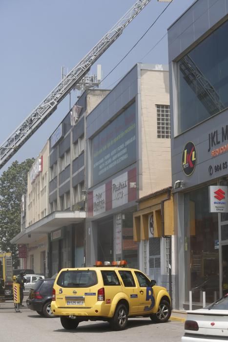 Incendio en Avilés