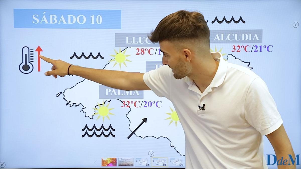 El tiempo del fin de semana en Mallorca: Llegan los 40°C a Mallorca