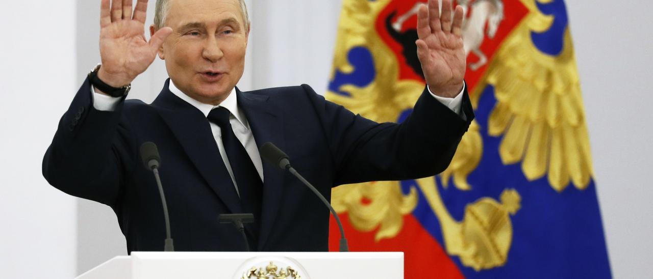 El president de Rússia, Vladímir Putin.