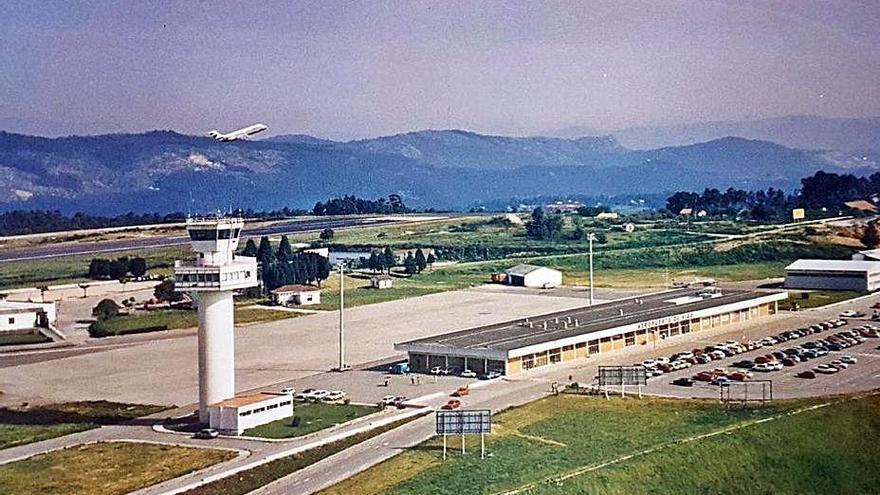 Vista de la terminal viguesa a finales de la década de los 80.