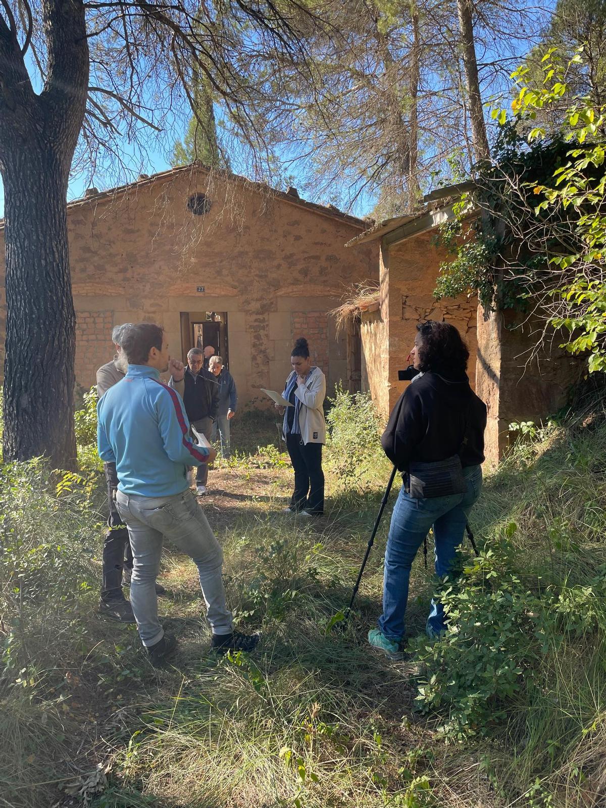 Un moment de la gravació del documental