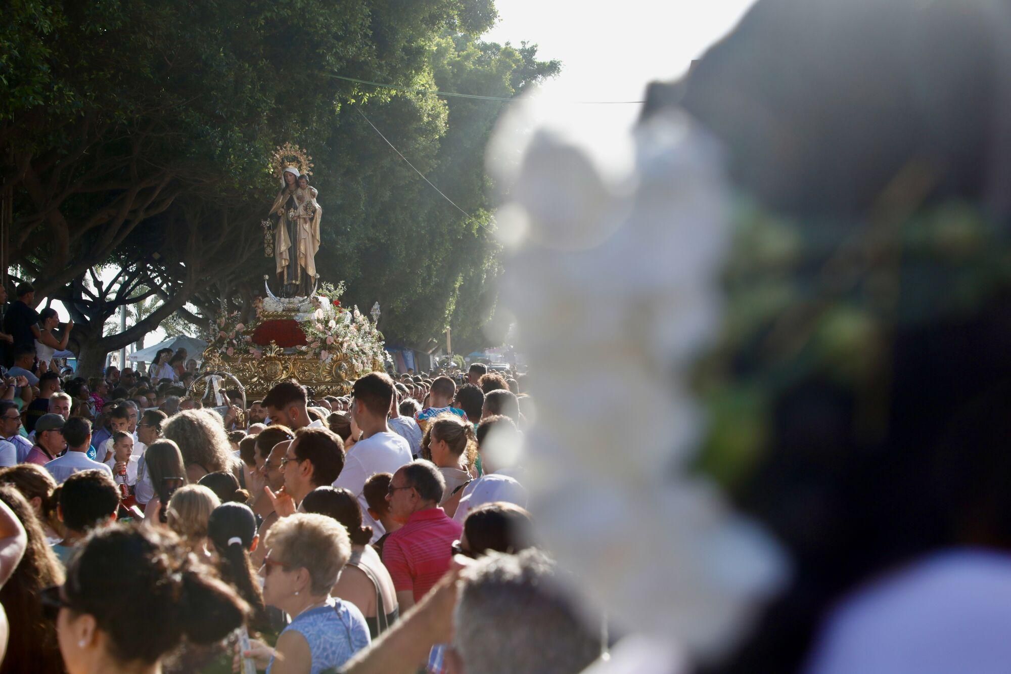 Procesión de la Virgen del Carmen de la barriada de El Palo
