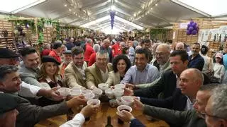 Miles de personas se dan cita en Barrantes para honrar el «folla redonda»