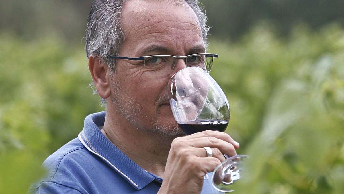 Xavier Albertí, en una vinya de la DO Empordà | ANIOL RESCLOSA
