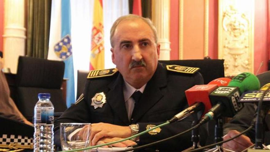 Abelardo Ulloa Pardo, jefe de la Policía Local de Ourense. / jesús regal