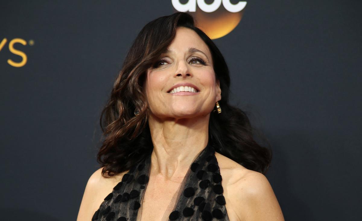 FILE PHOTO:    Actress Julia Louis-Dreyfus from the HBO series Veep arrives at the 68th Primetime Emmy Awards in Los Angeles, California U.S., September 18, 2016.  REUTERS/Lucy Nicholson/File Photo