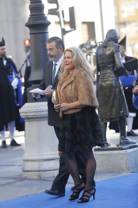 Alfombra azul de los Premios "Princesa de Asturias" 2017