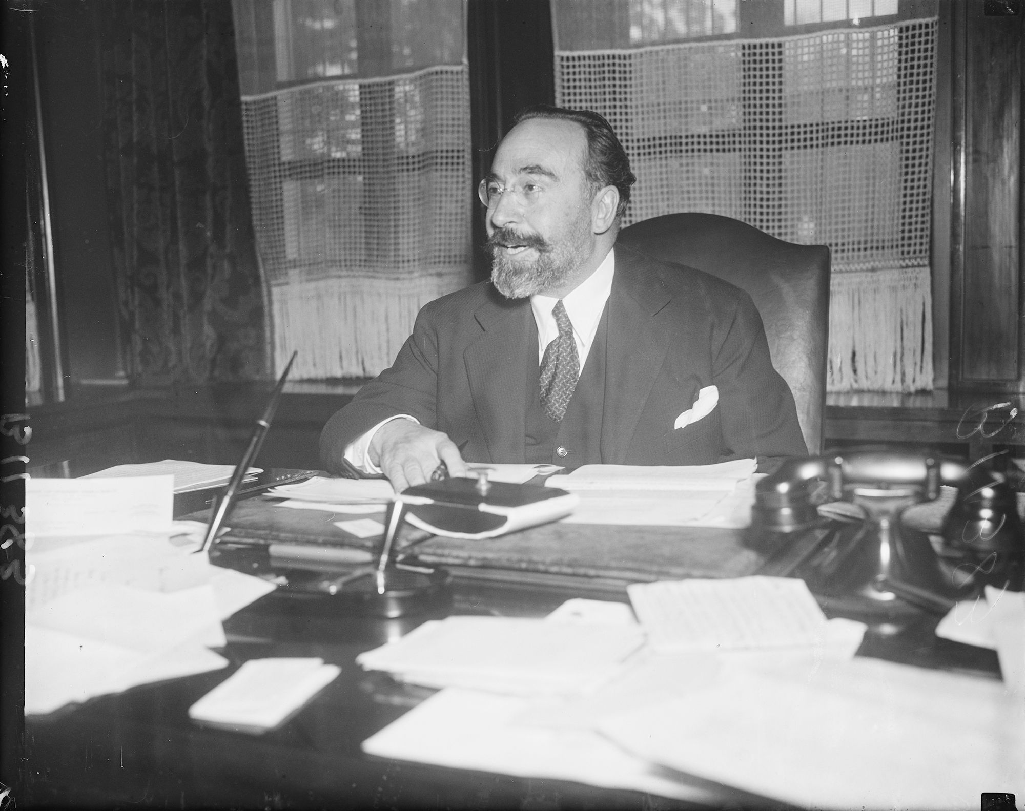 Fernando de los Ríos - Ministro de Instrución Pública (1932)