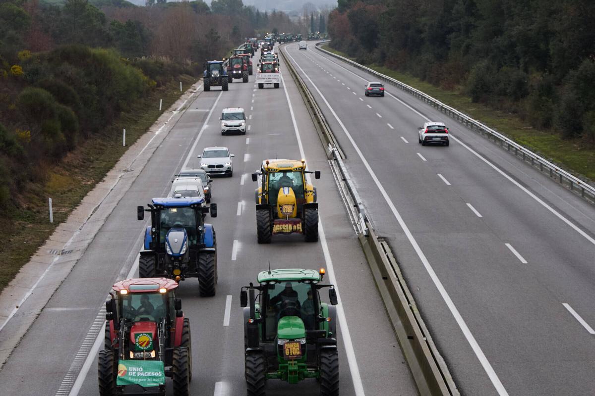 Tractorada a l´Eix Transversal