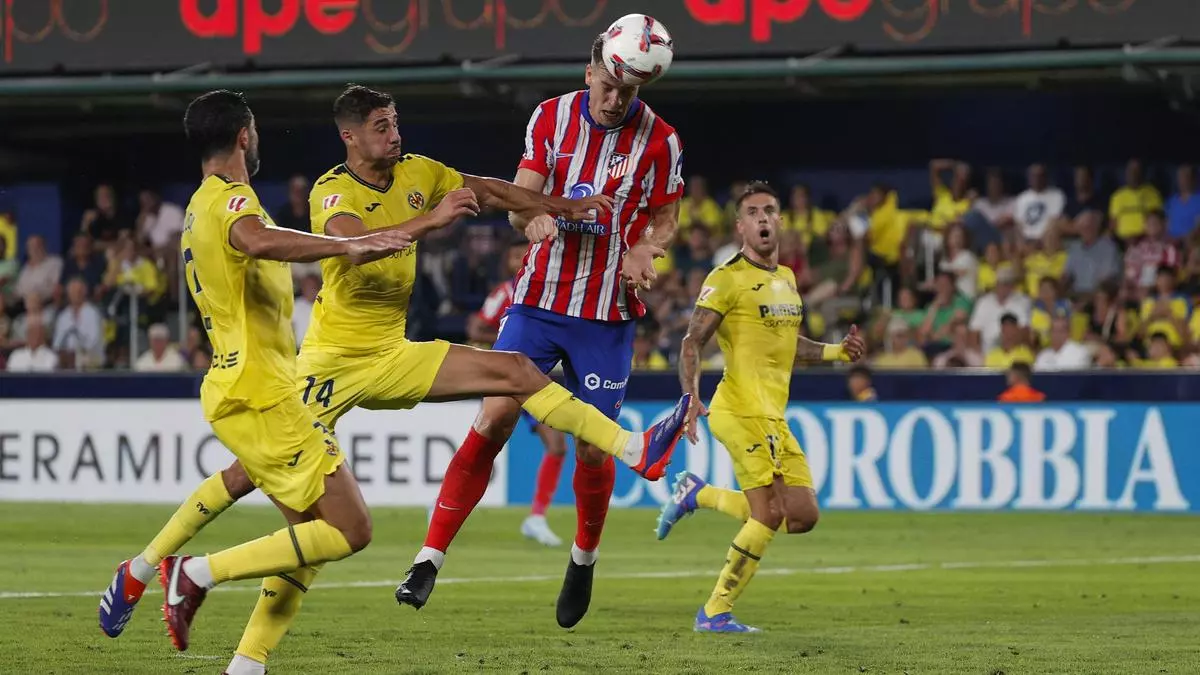 Nuevas caras, viejos vicios: el Atlético derrapa ante el Villarreal por sus desatinos defensivos