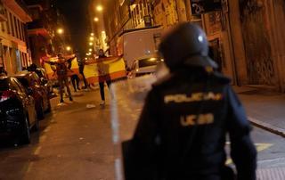 Séptima noche de protestas contra la amnistía en Madrid, en imágenes