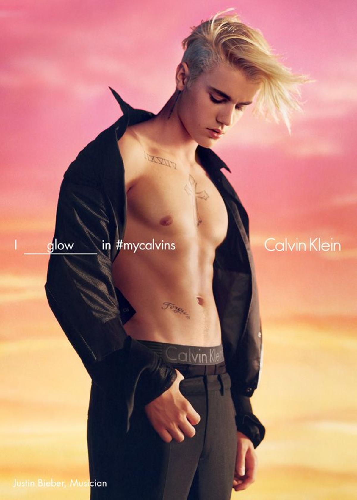 Justin Bieber protagoniza la nueva campaña de Calvin Klein