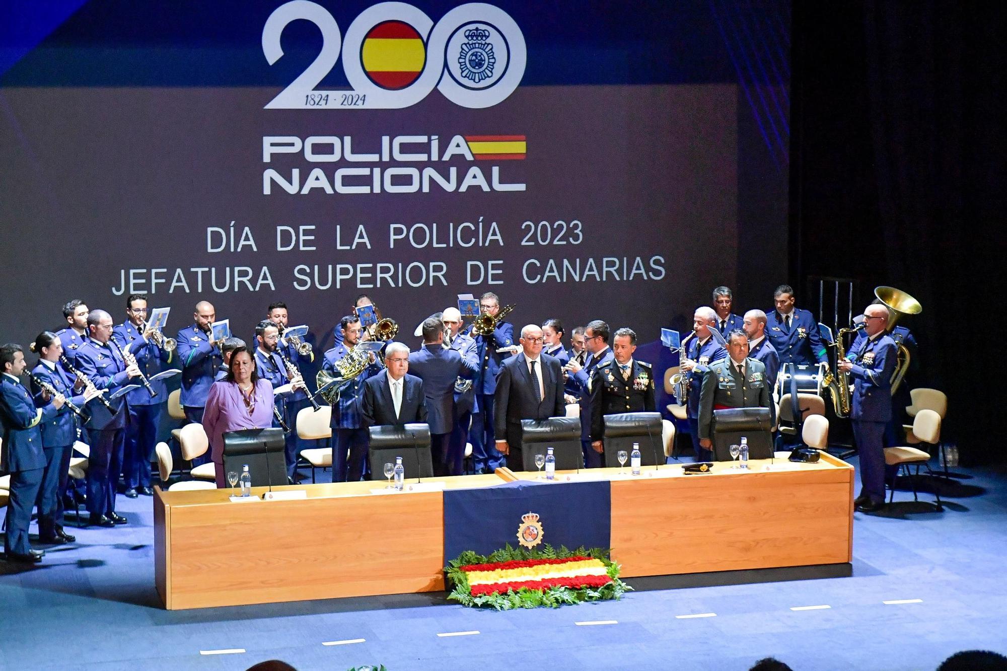 Acto del Día de la Policía en San Bartolomé de Tirajana