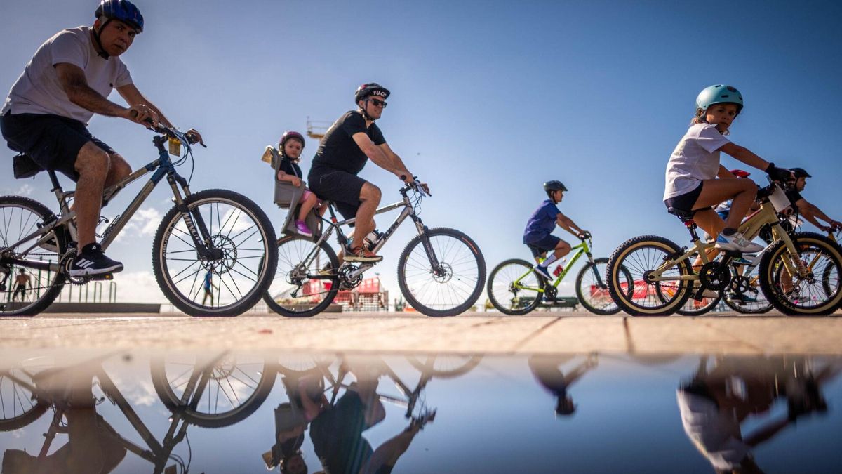 Fiesta de la bicicleta en Santa Cruz de Tenerife