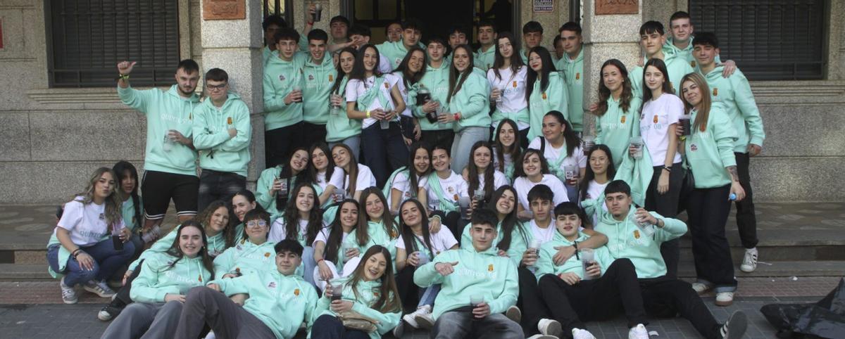 Los jóvenes nacidos en el 2008 fueron los protagonistas de esta tradicional fiesta.