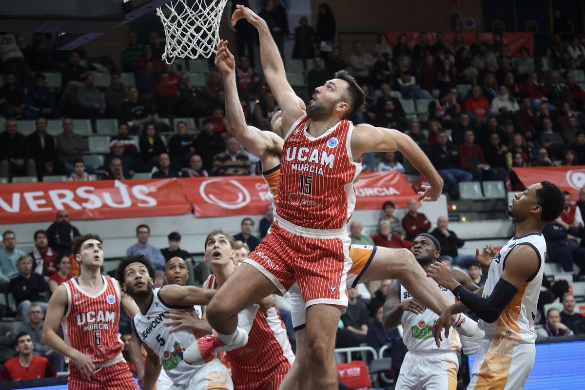 Las imágenes del UCAM Murcia - Rostock Seawolves