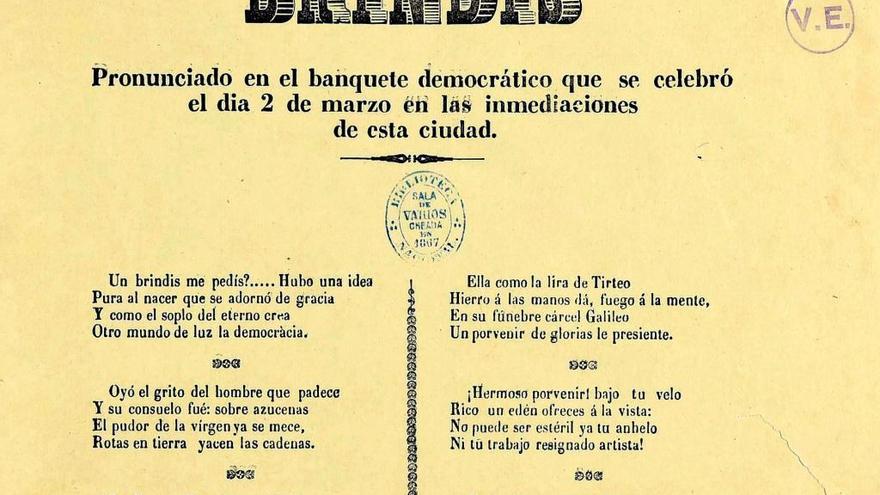 Parte del brindis de Luis Rodríguez Seoane en el Banquete de Conxo. // Alvarellos Editora