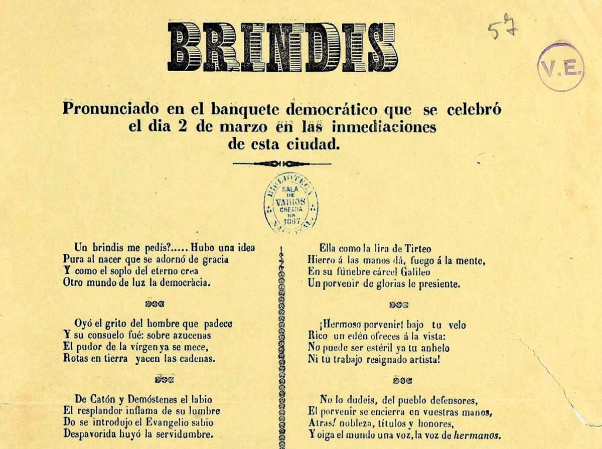 Parte del brindis de Luis Rodríguez Seoane en el Banquete de Conxo. // Alvarellos Editora