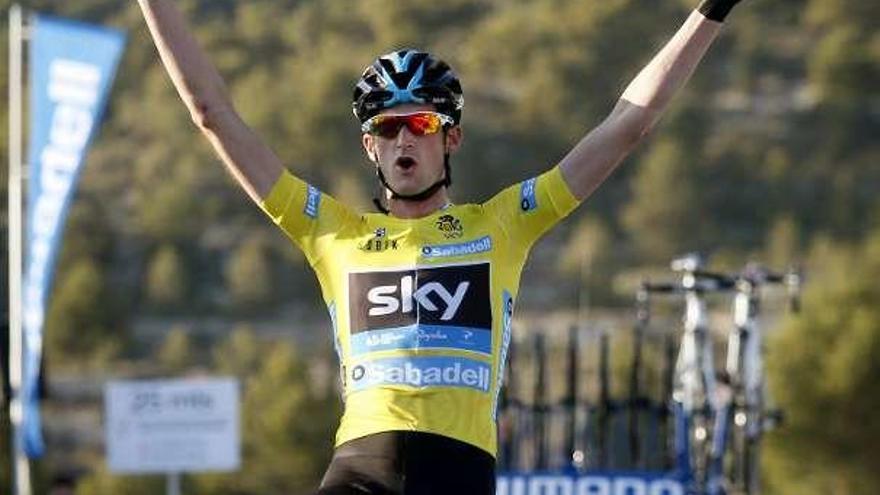 Wouter Poels, vencedor de la Vuelta a Valencia.