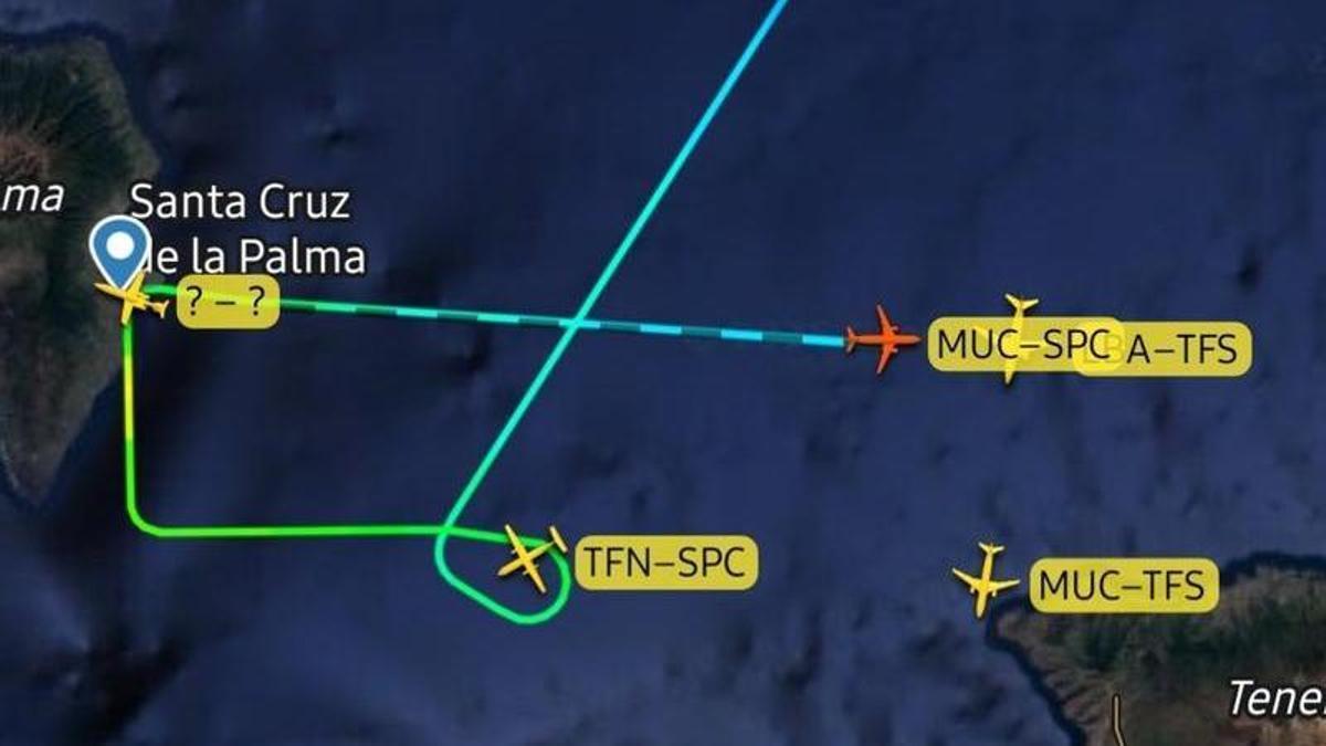 Captura de Flightradar24.