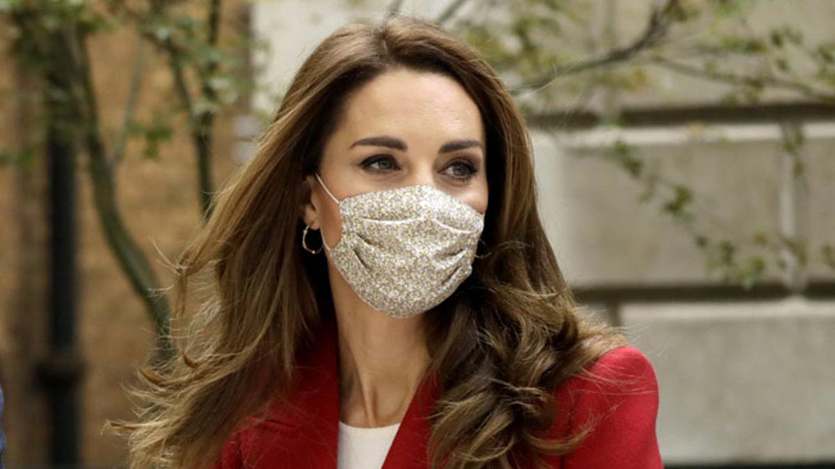 Kate Middleton, durante su visita a la exposición 'Hold Still' en Londres