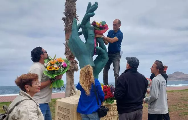 Homenaje a los 11 fallecidos en el mayor accidente laboral de Gran Canaria