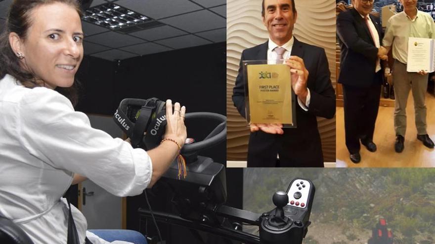 Dos premios internacionales para el simulador de vuelco de tractores de UPCT