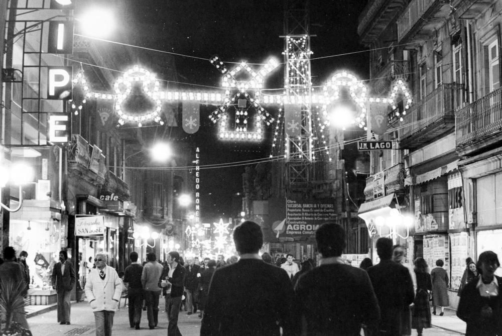 Un paseo por 50 años de Navidad en Vigo