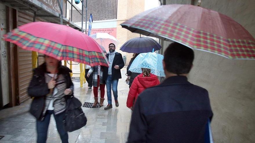 La lluvia llegará esta noche.