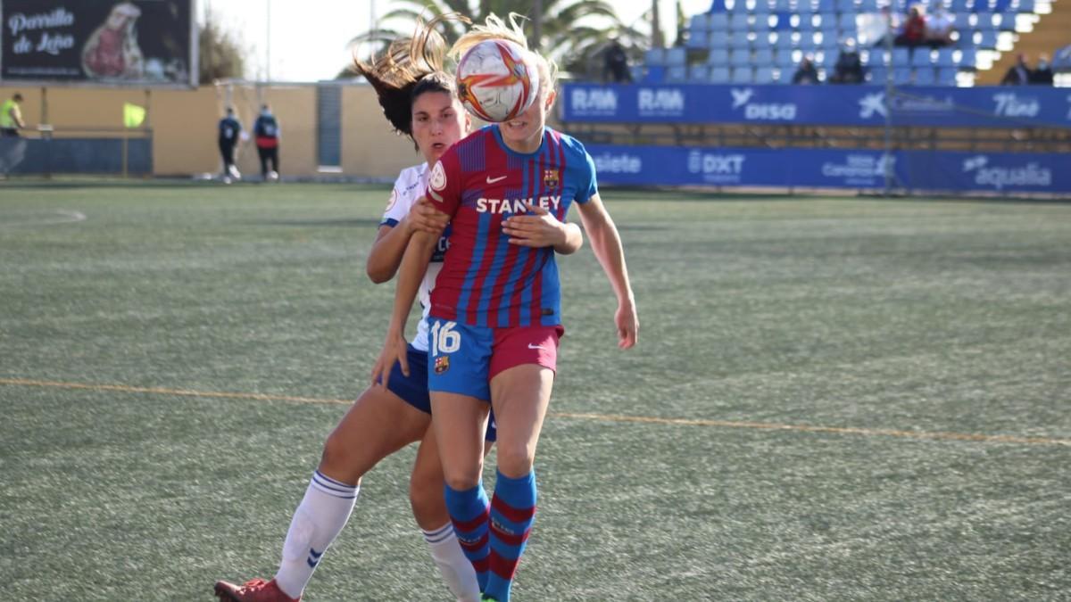 Rolfö durante una acción de partido