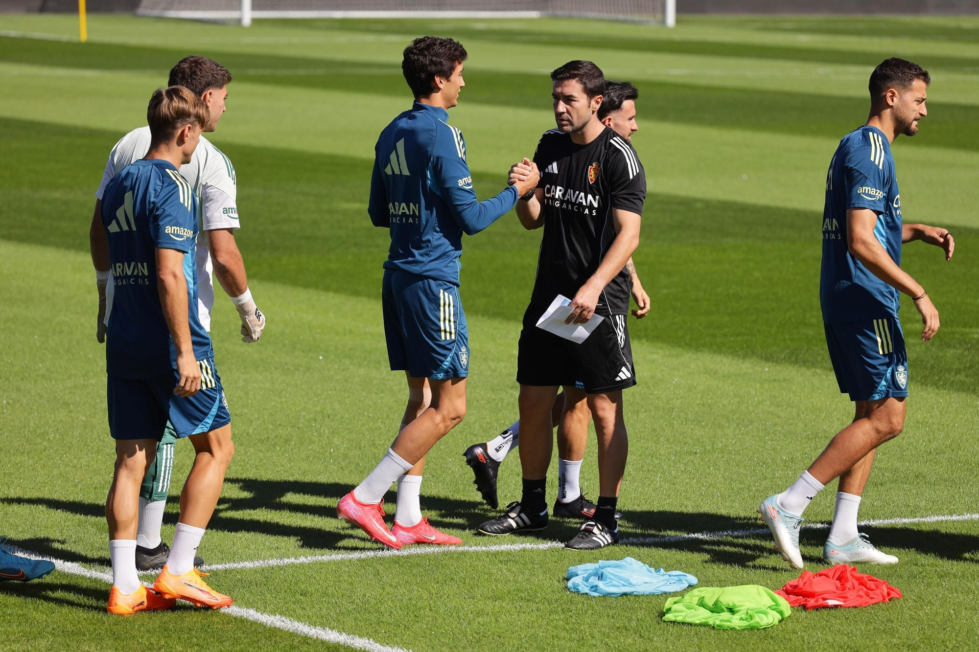 En imágenes | Entrenamiento de puertas abiertas del Real Zaragoza este sábado