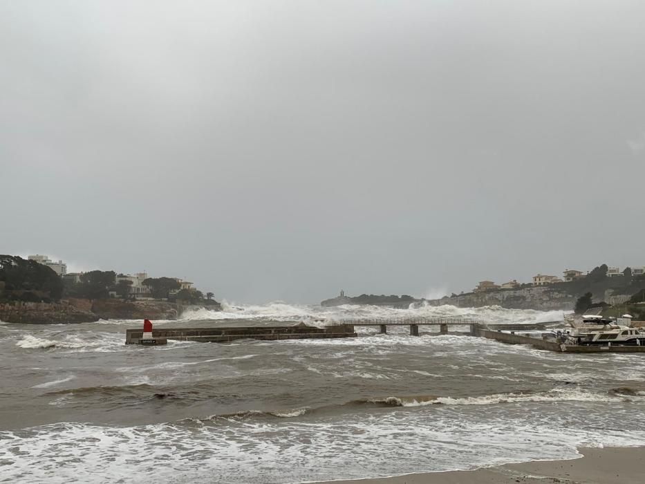 So hoch waren die Wellen an der Ostküste von Mallorca